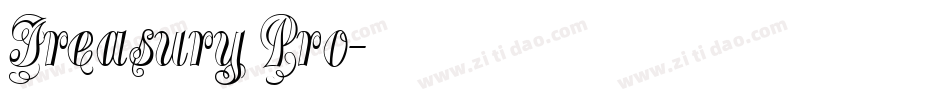Treasury Pro字体转换
